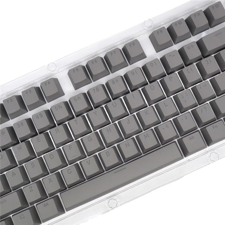 For Mechanical Keyboard 104 Keys Injection Molding PBT Keycap Set - Grey