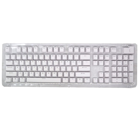 For Mechanical Keyboard 104 Keys Injection Molding PBT Keycap Set - White