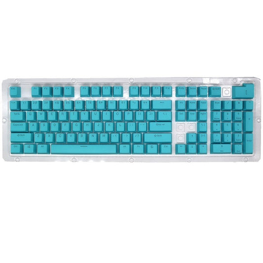 For Mechanical Keyboard 104 Keys Injection Molding PBT Keycap Set - Blue
