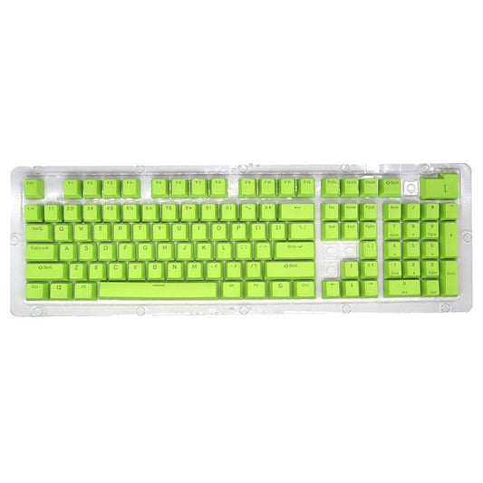 For Mechanical Keyboard 104 Keys Injection Molding PBT Keycap Set - Green