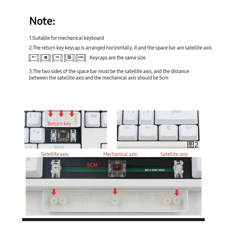 For Mechanical Keyboard 104 Keys Injection Molding PBT Keycap Set - Green