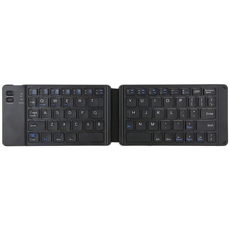 Folding Bluetooth Keyboard Intelligent Matching Home Office Keyboard with Long-lasting Battery Life - Black