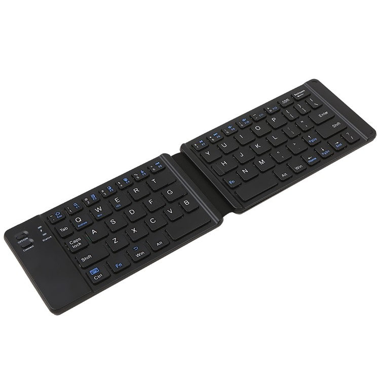 Folding Bluetooth Keyboard Intelligent Matching Home Office Keyboard with Long-lasting Battery Life - Black