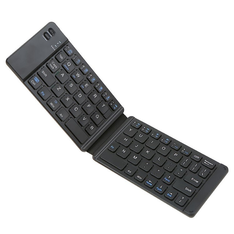 Folding Bluetooth Keyboard Intelligent Matching Home Office Keyboard with Long-lasting Battery Life - Black