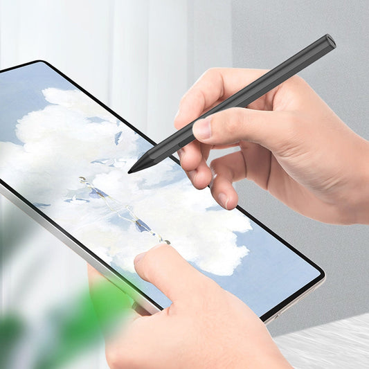 WR18 4096 Micro USB Pressure-Sensitive Stylus Pen(Black)