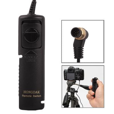 Remote Switch Shutter Release Cord for Nikon D200 / D300 / D700 / D100 / Film SLR F6 / F6 / F100 / F90X / N90 (Black)