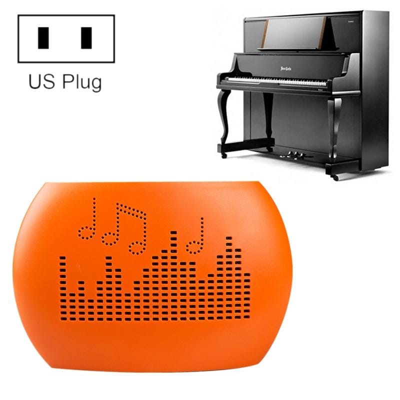 INVITOP Mini Portable Piano Musical Instrument Moisture-proof Dehumidifier Wardrobe Kitchen Shoe Cabinet Automatic Moisture Absorber, US Plug (Orange)