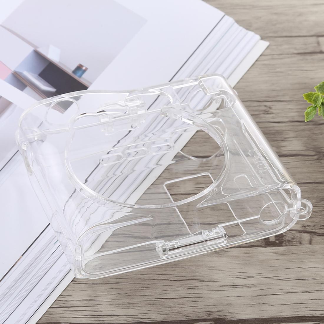 Protective Crystal Shell Case with Strap for FUJIFILM instax mini 90 (Transparent)