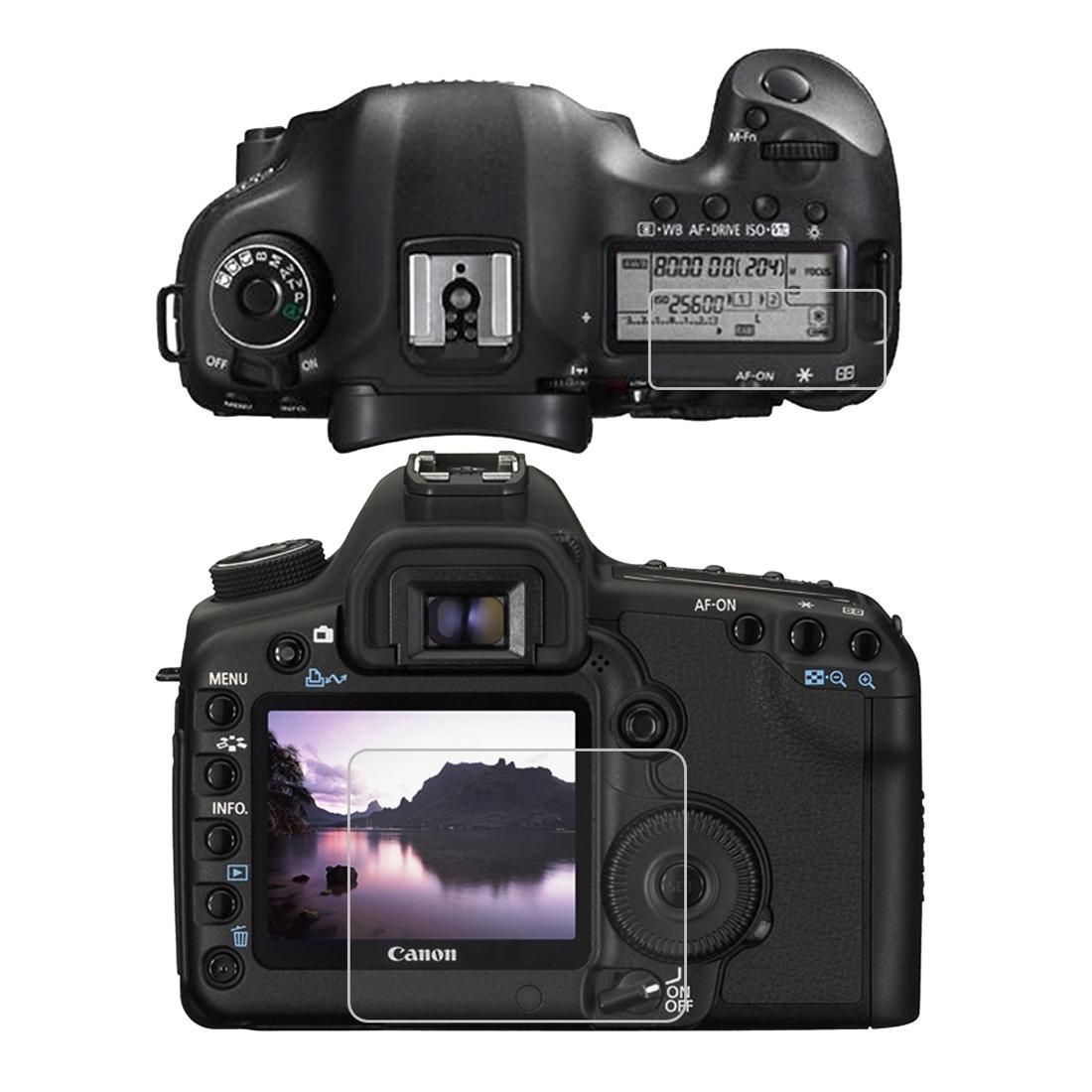 Camera Polycarbonate LCD Guard Film Screen Protector for CANON 5D