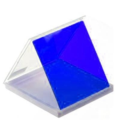 Square Blue Color Lens Filter (Blue)