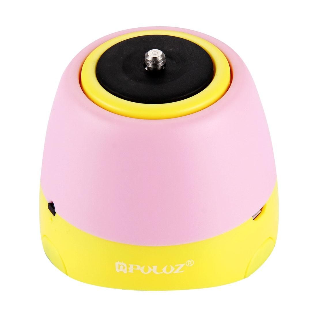 PULUZ Electronic 360 Degree Rotation Panoramic Head with Remote Controller for Smartphones, GoPro, DSLR Cameras (Yellow)