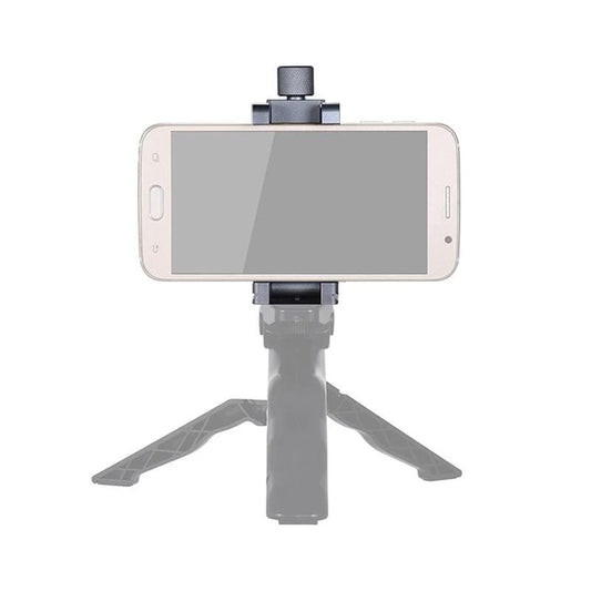 ADAI Portable Foldable Metal Clip Mobile Phone Holder Clamp Bracket (Grey)