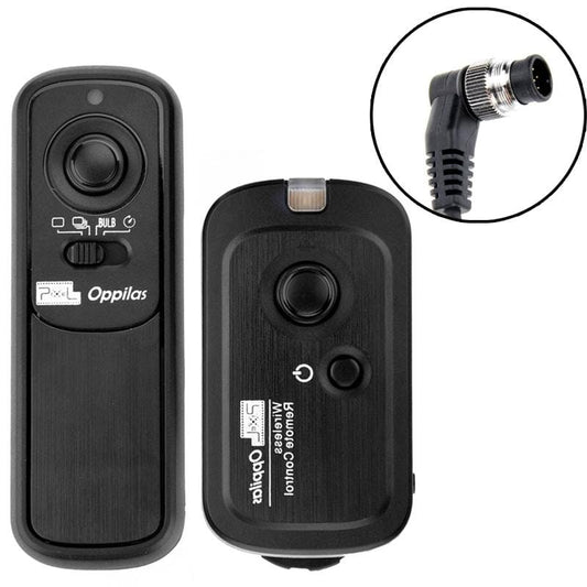 Pixel Oppilas 2.4GHz Wireless Shutter Remote Control for Nikon D1 Series / D2 Series / D3 Series / D700 / D300 / D300s / D200 / N90s / F5 / F6 / F100 / F90 / F90X (Black)