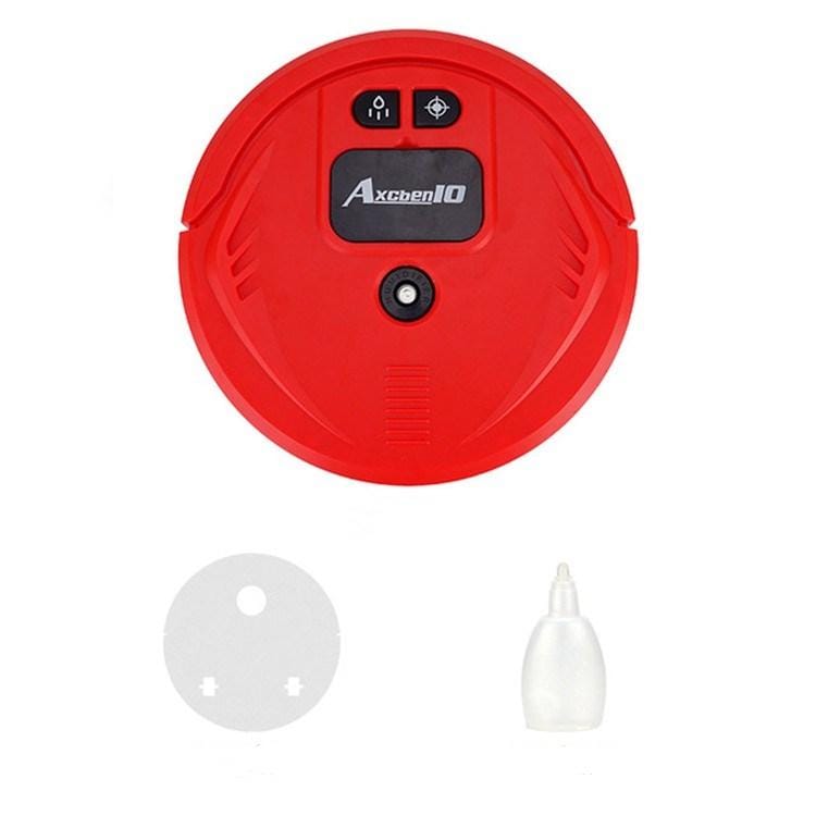 Two-in-one Mobile Vacuum Cleaner + Humidifier USB Electronic Charging Humidification Sweeper, Style:Lithium Battery (Black)