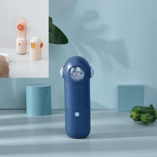 USB Charging Handheld Fan Mobile Power Mini Fan, Color:Blue