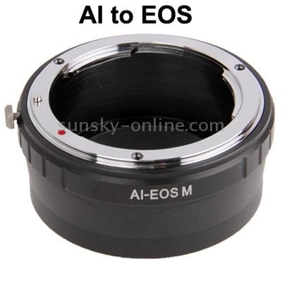 AI Lens to EOS M Lens Stepping Ring (Black)