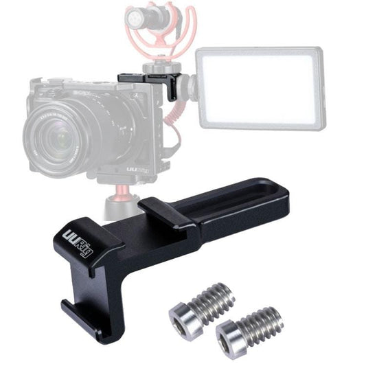 UURig R021 2-Head Hot Shoe Expansion Accessories Microphone Fill Light Extension Bracket  for Camera Micro Single