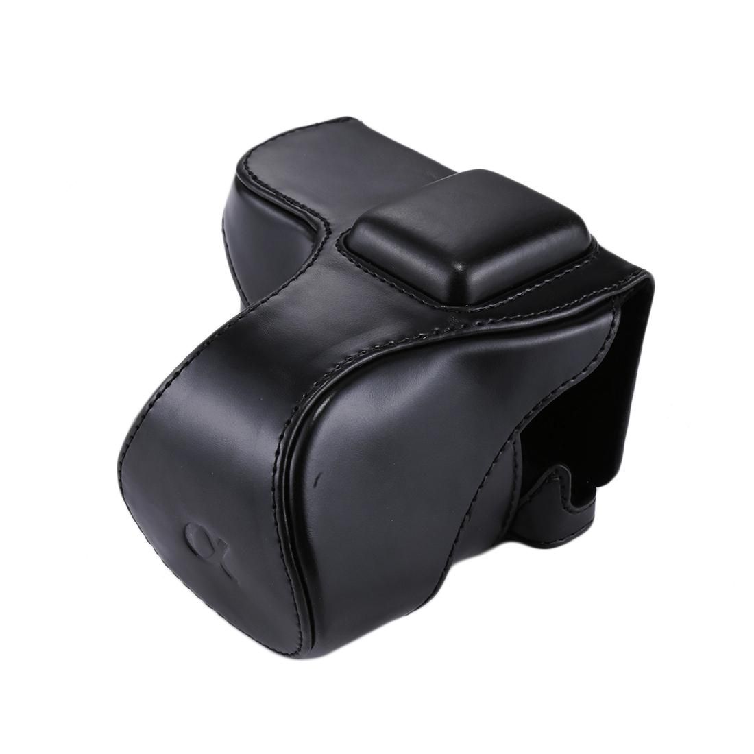Full Body Camera PU Leather Case Bag with Strap for Sony NEX 5N / 5R / 5T (Coffee)