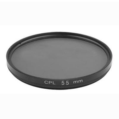 55mm Camera CPL Filter Lens (Black)
