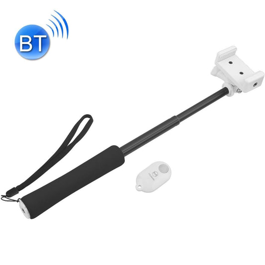 Mcdodo MSS-0292 mini Adjustable Bluetooth Wireless Self-timer Handheld Selfie Monopod with String for Smartphones, Stick Extension Length: 19cm - 50cm, Clip Extension Length: 5.5cm - 10cm (Black)