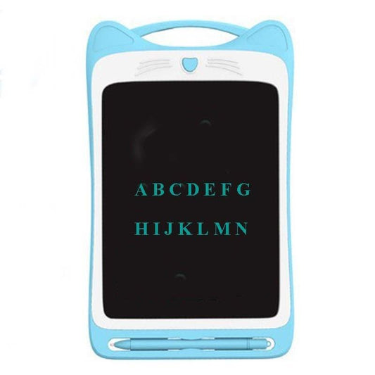 Children LCD Drawing Board Handwriting Board Light Energy Electronic Small Blackboard, Size:12 inch Monochrome Highlight (Blue)