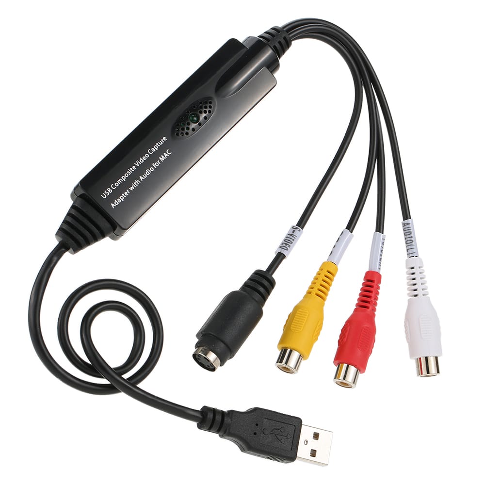 USB Video Audio Capture Grabber Recorder Adapter Card for