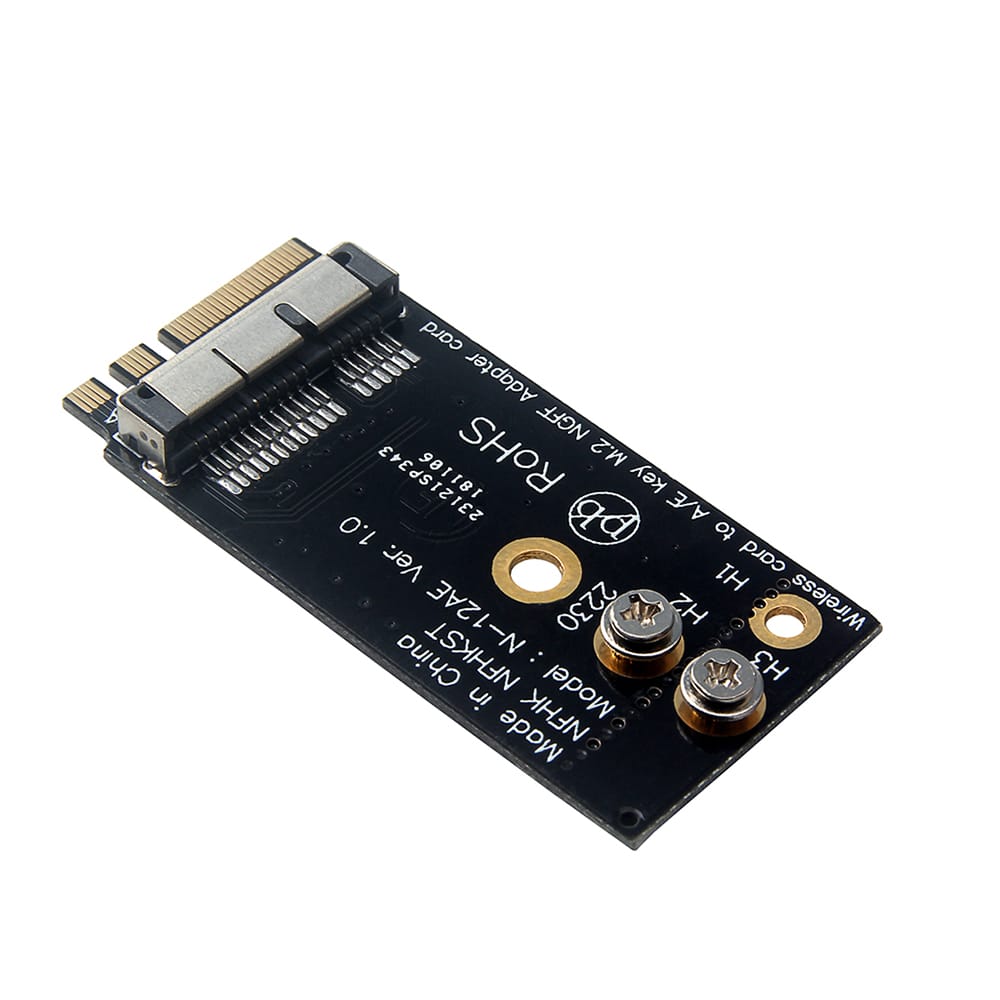 EP-108 Wireless Card to NGFF M.2 Key A/E Adapter BCM94360CS2