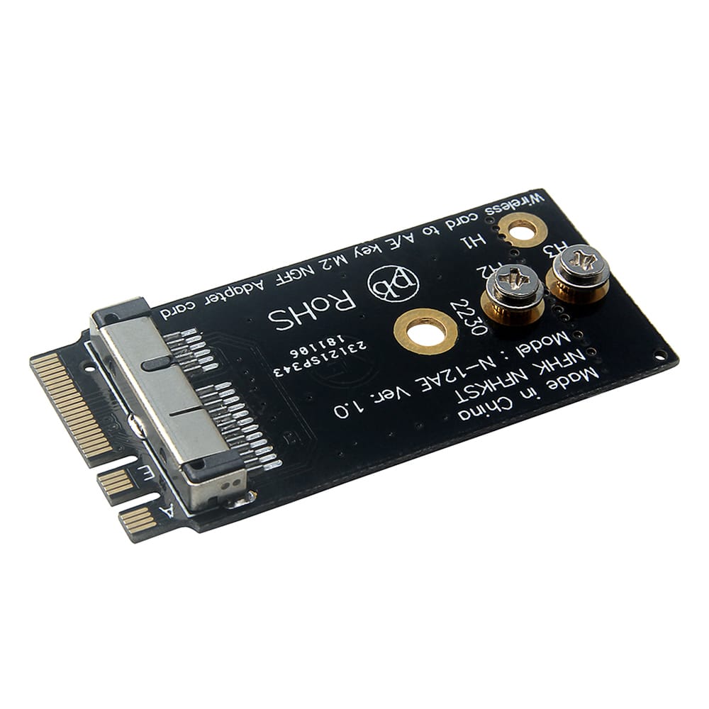 EP-108 Wireless Card to NGFF M.2 Key A/E Adapter BCM94360CS2
