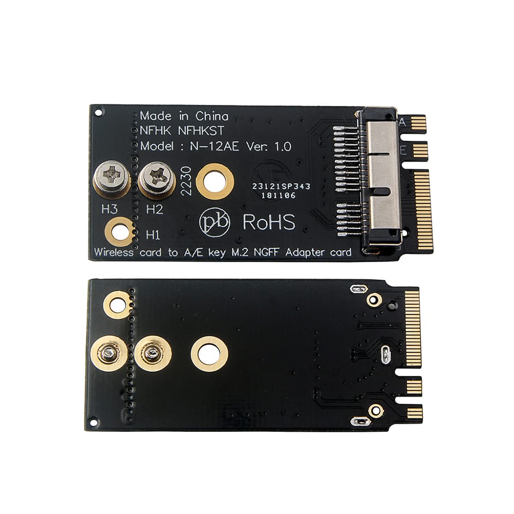 EP-108 Wireless Card to NGFF M.2 Key A/E Adapter BCM94360CS2
