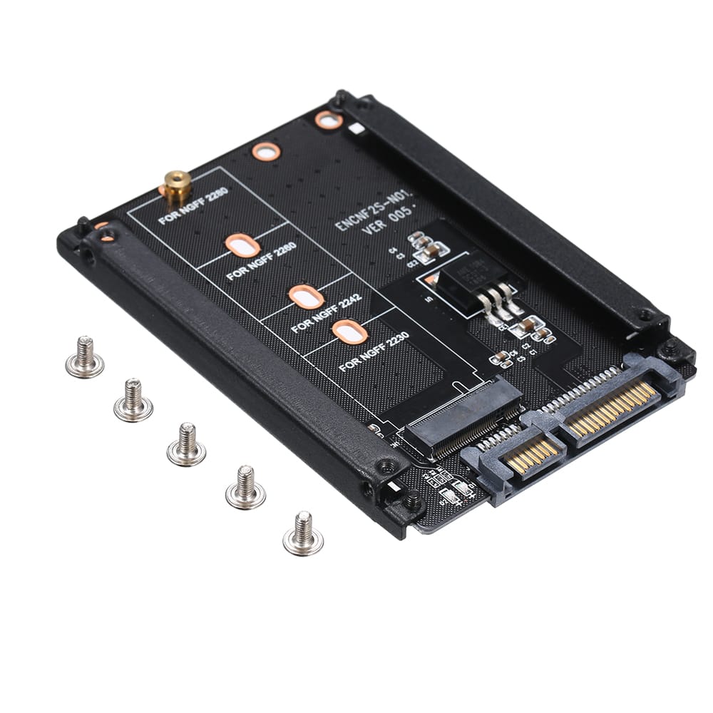 NGFF to SATA Adapter Card M.2 KEY B-M SSD SATA3.0 Converter