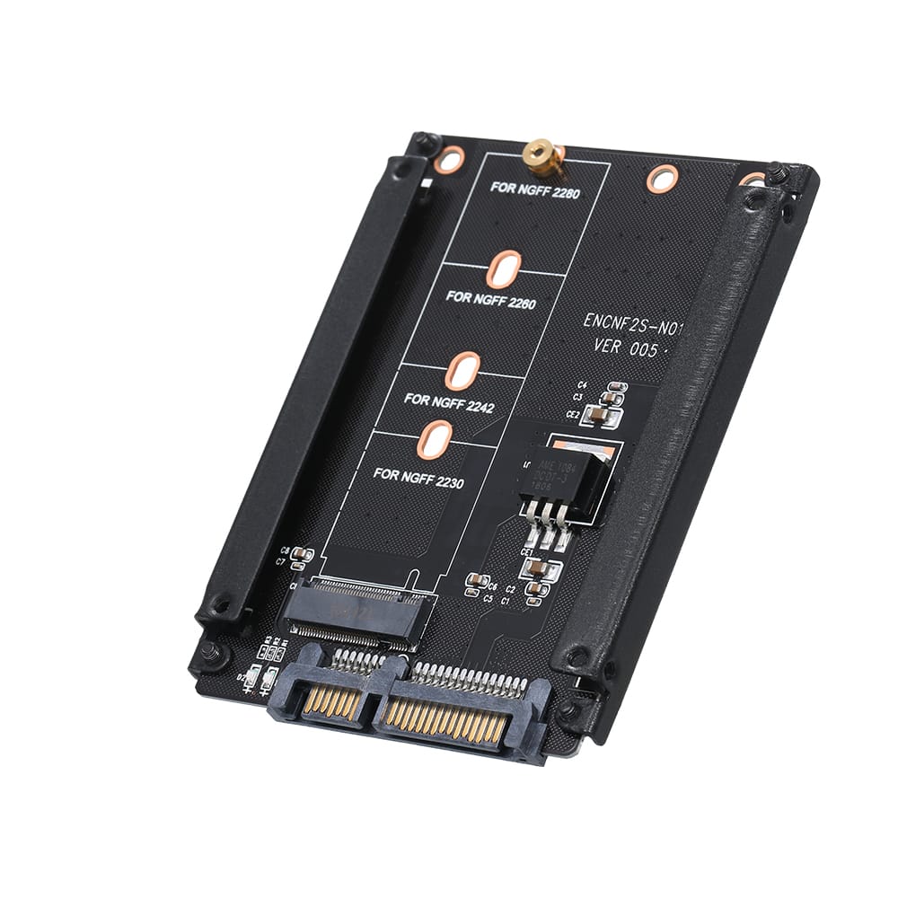 NGFF to SATA Adapter Card M.2 KEY B-M SSD SATA3.0 Converter