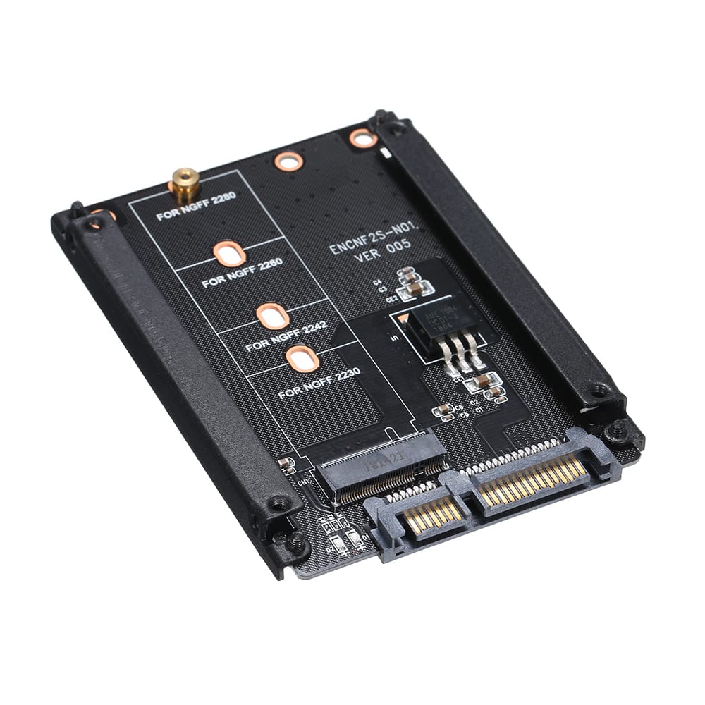NGFF to SATA Adapter Card M.2 KEY B-M SSD SATA3.0 Converter