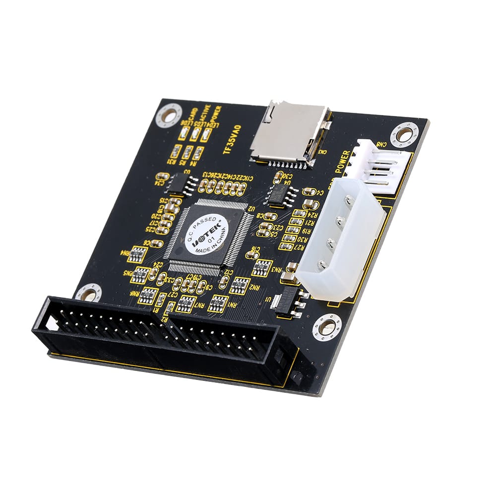 TF to 3.5in IDE Micro SD to IDE 44Pin Hard Disk Adapter Card