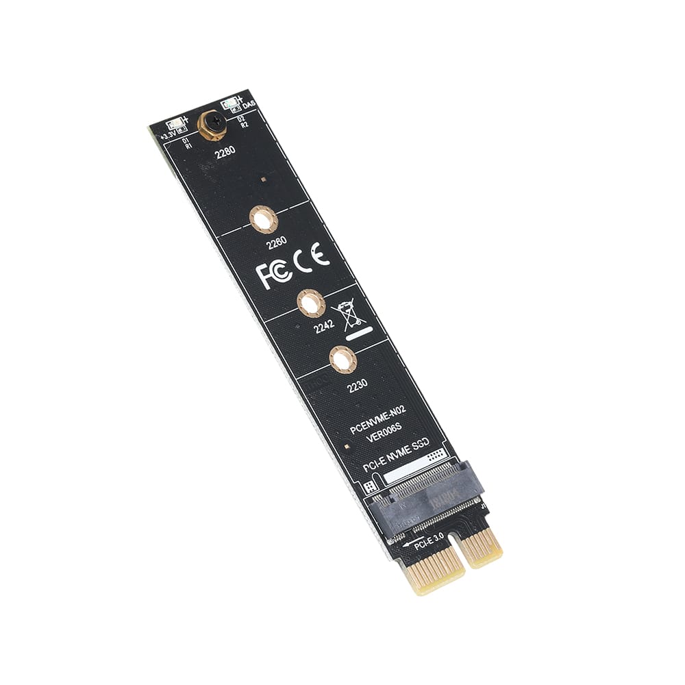 PCI-E to NVME M.2 Adapter Card SSD Card Reader Support