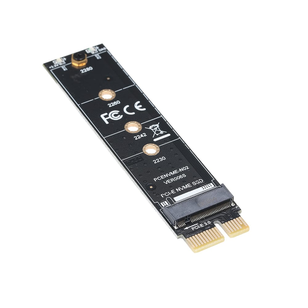 PCI-E to NVME M.2 Adapter Card SSD Card Reader Support
