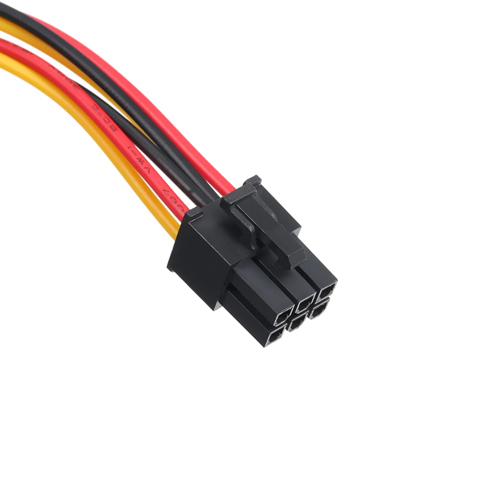 4p to 6p Power Cable Graphics Video Card 4 Pin Molex to 6