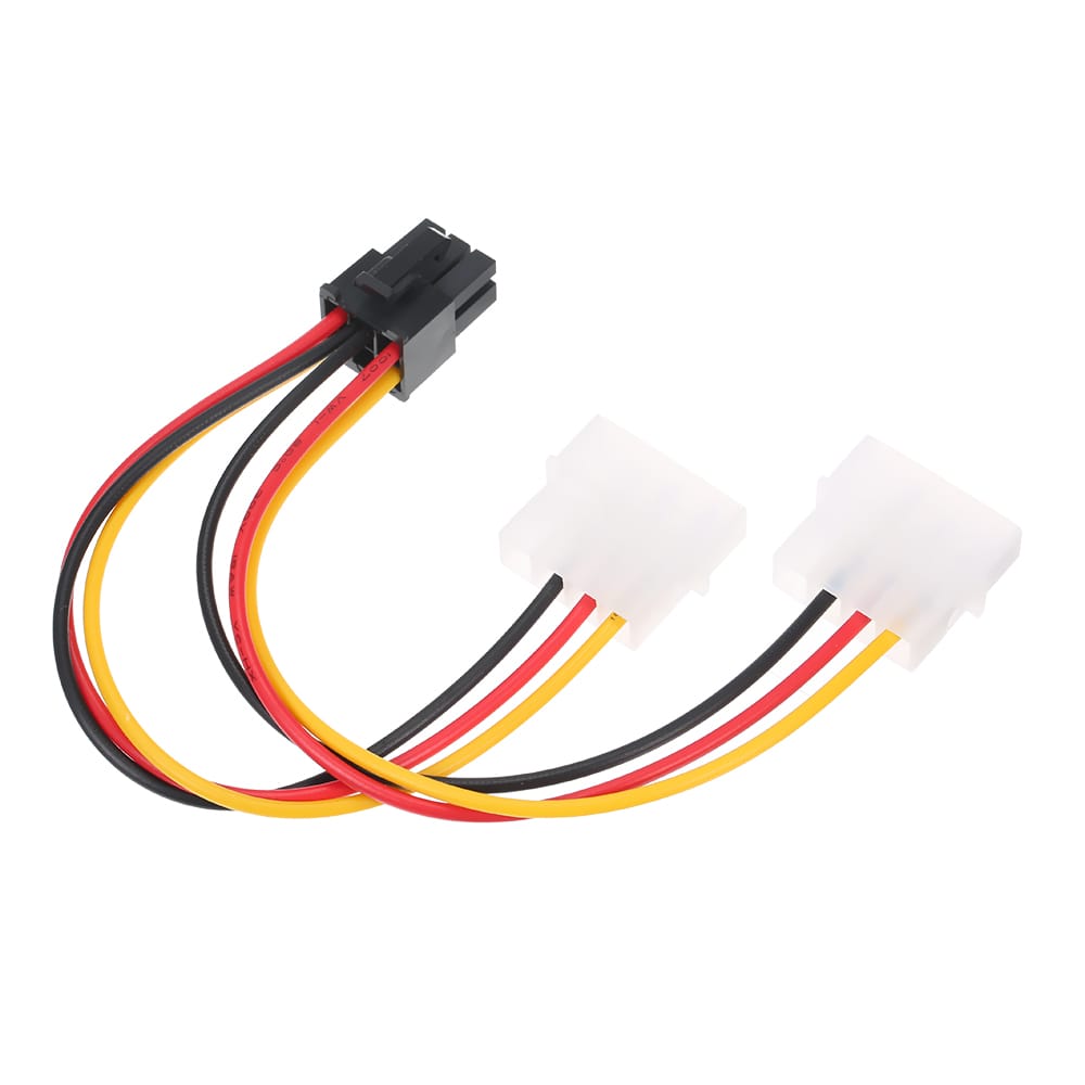 4p to 6p Power Cable Graphics Video Card 4 Pin Molex to 6