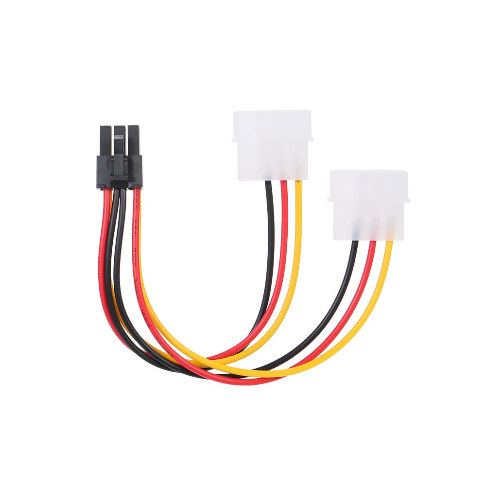 4p to 6p Power Cable Graphics Video Card 4 Pin Molex to 6
