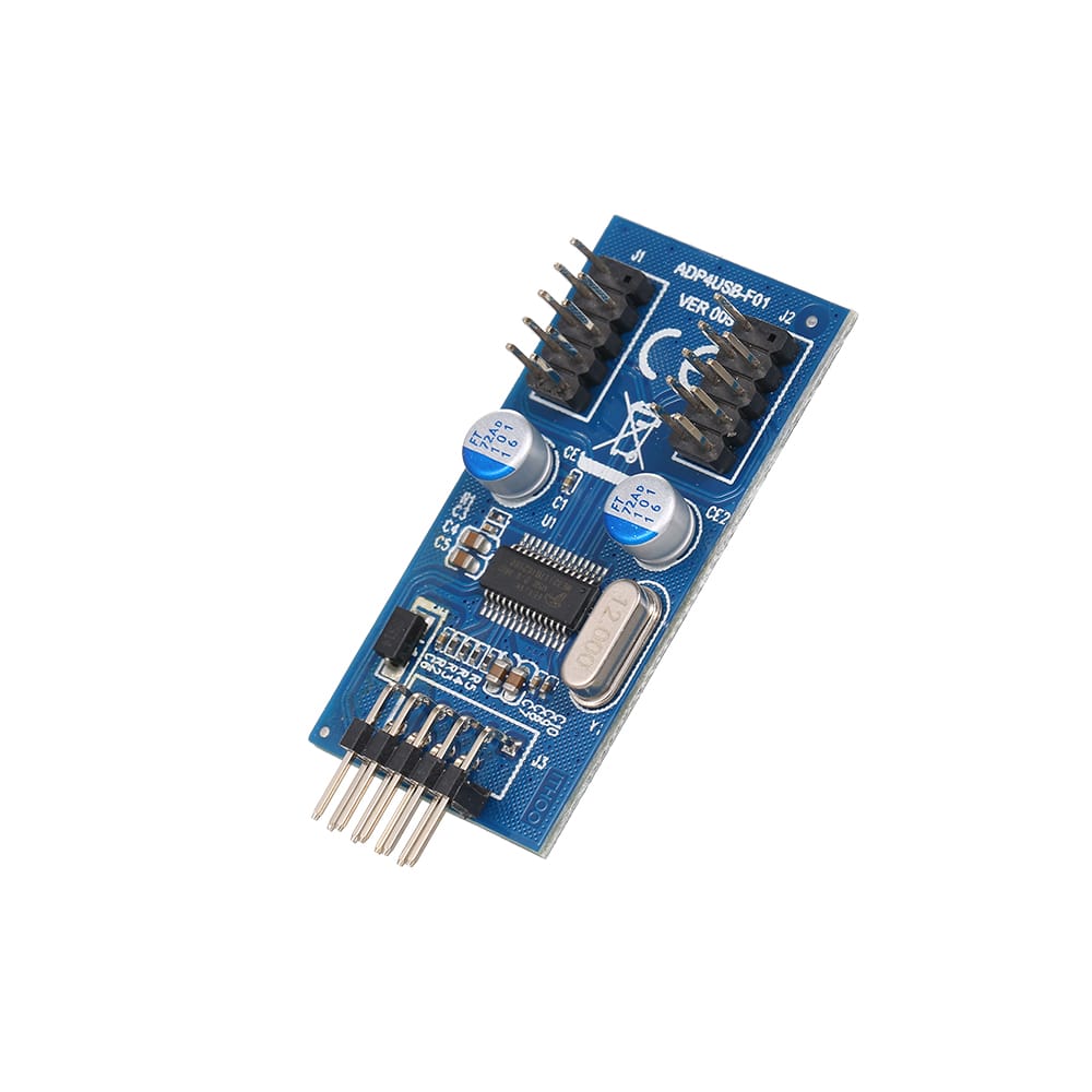 Motherboard 9Pin USB Header to 2 Male Adapter Card USB2.0