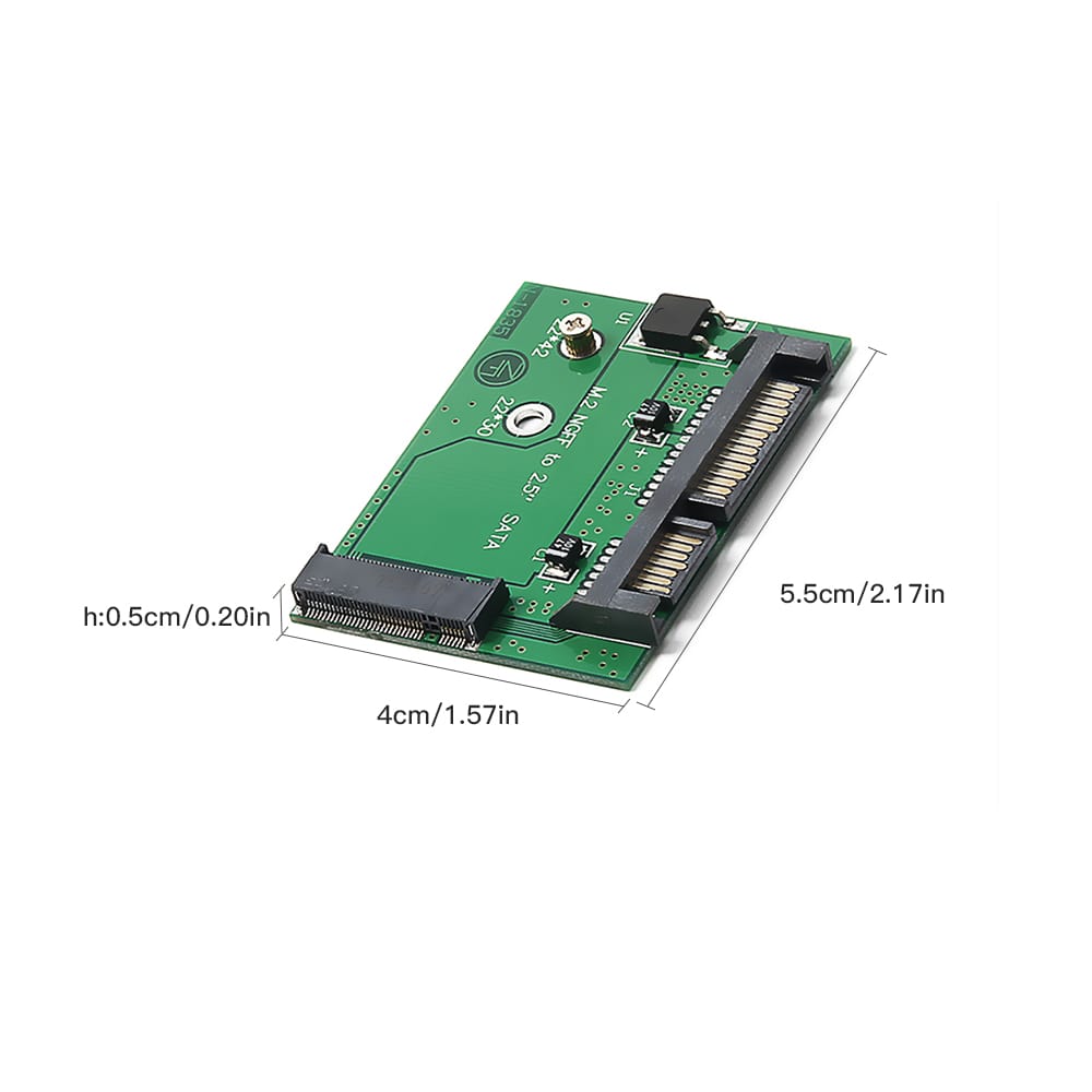 M.2 NGFF SSD Adapter Card 2.5in SATA3 NGFF to Half Size2.5