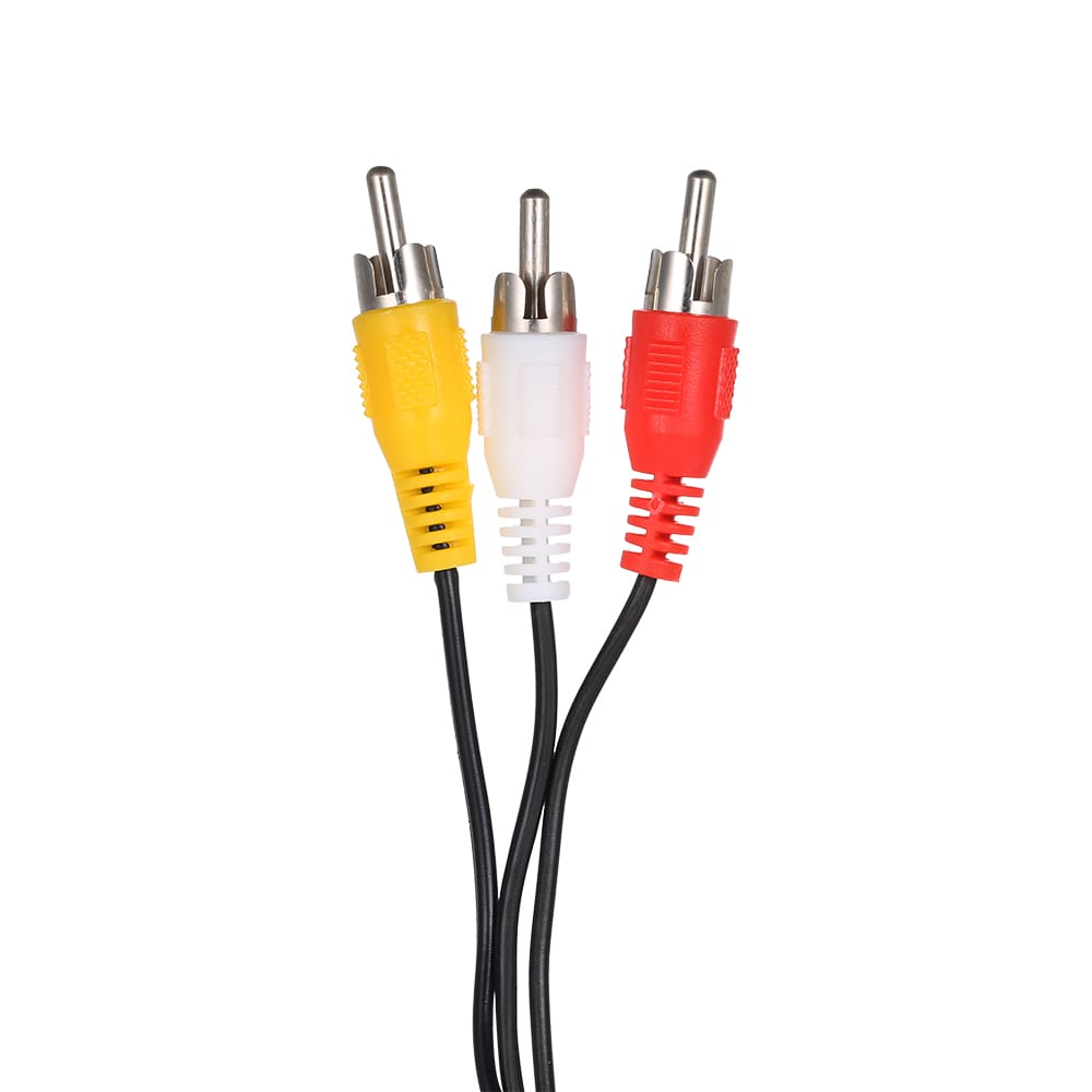 3.5mm RCA Audio Video Cable 3.5mm Jack to 3 RCA Male AV Wire