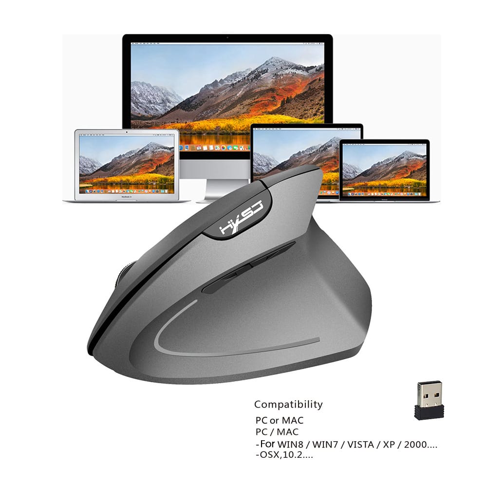 HXSJ T24 2.4G Wireless Mouse Vertical Ergonomic Adjustable