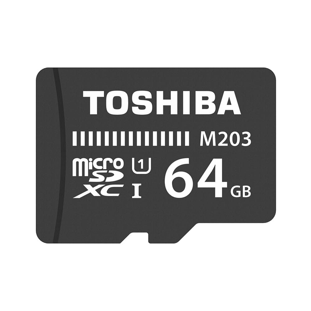 TOSHIBA Micro SD Card 64G TF Card U1 C10 M203 100MB/s - 64GB