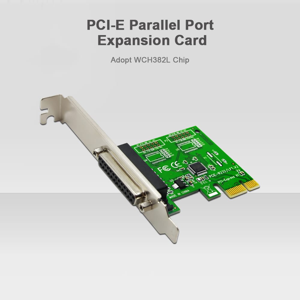 PCI-E Parallel Port Expansion Card PCI Express to LPT Port