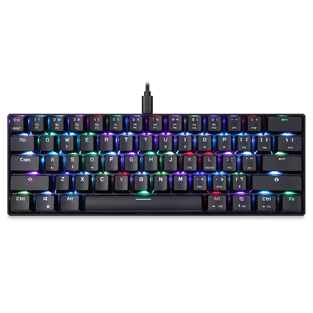 MOTOSPEED CK61 RGB Mechanical Gaming Keyboard OUTMU Blue