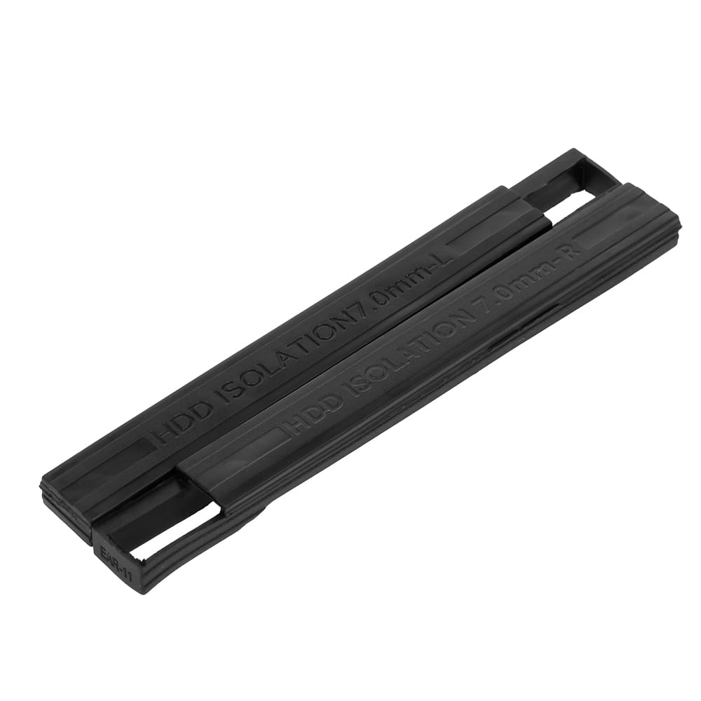 1pc New Hard Drive Caddy Cover + 7mm HDD Isolation Rubber