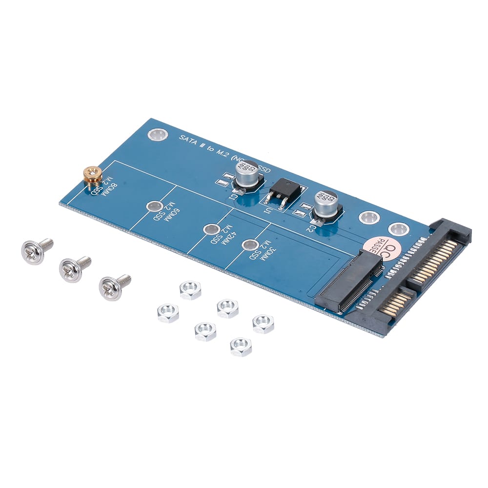 NGFF M.2 SSD to SATA 3.0 Adapter Card Converter for