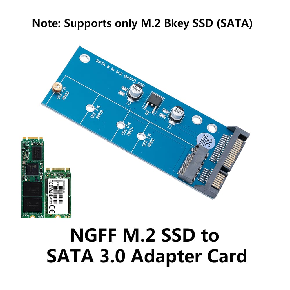 NGFF M.2 SSD to SATA 3.0 Adapter Card Converter for