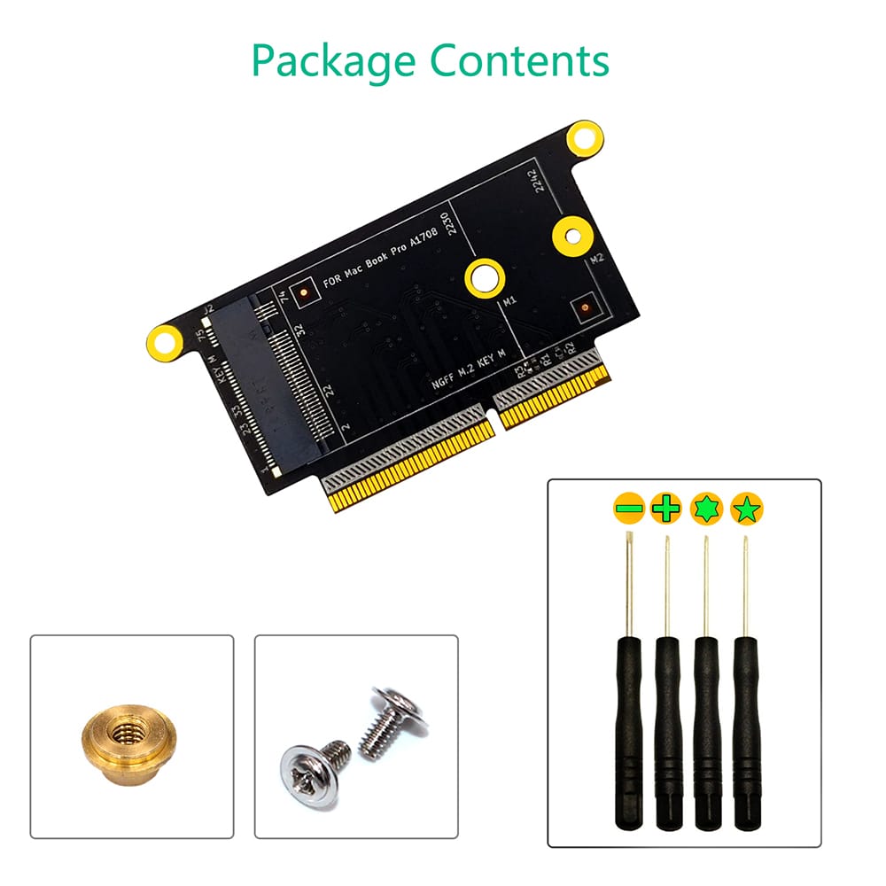M.2 NVME SSD Adapter Card M.2 NVMe Key M 2230/2242 SSD