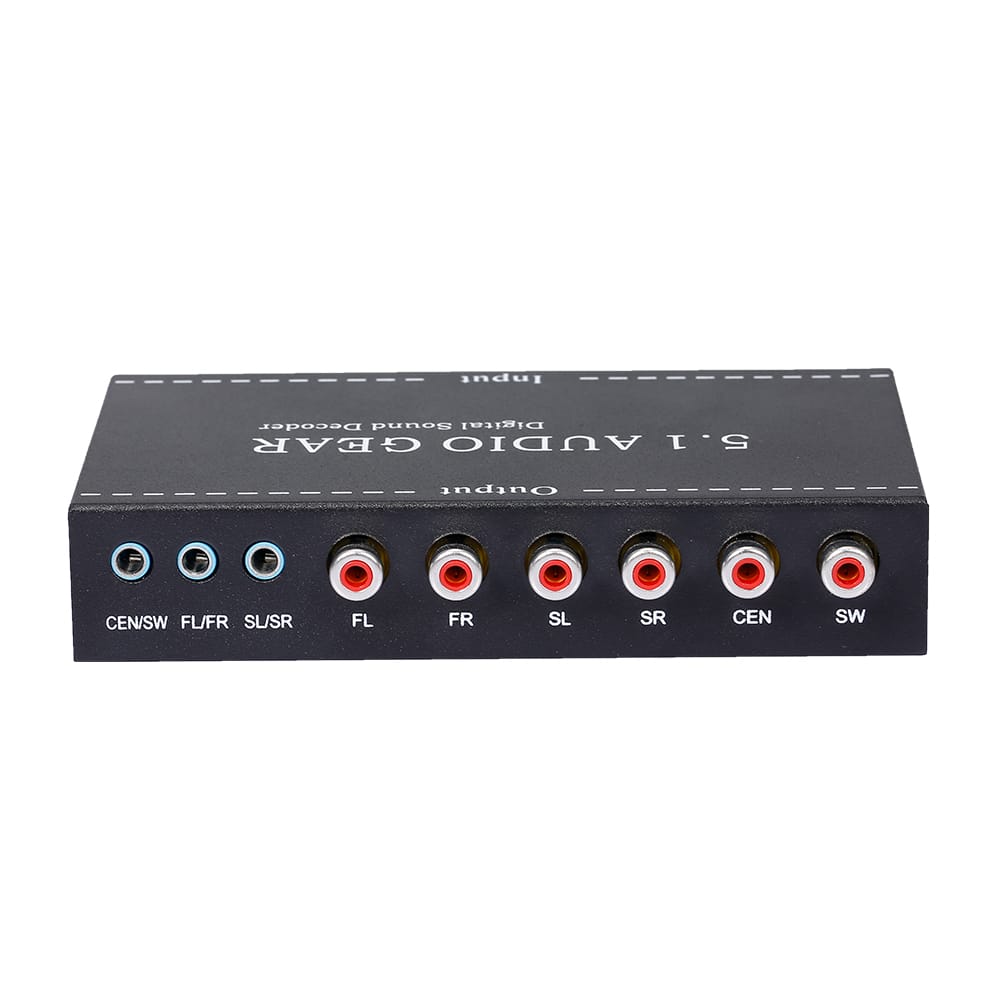 NK-A6L 5.1 Audio Gear Digital Sound Decoder Audio Converter - EU Plug